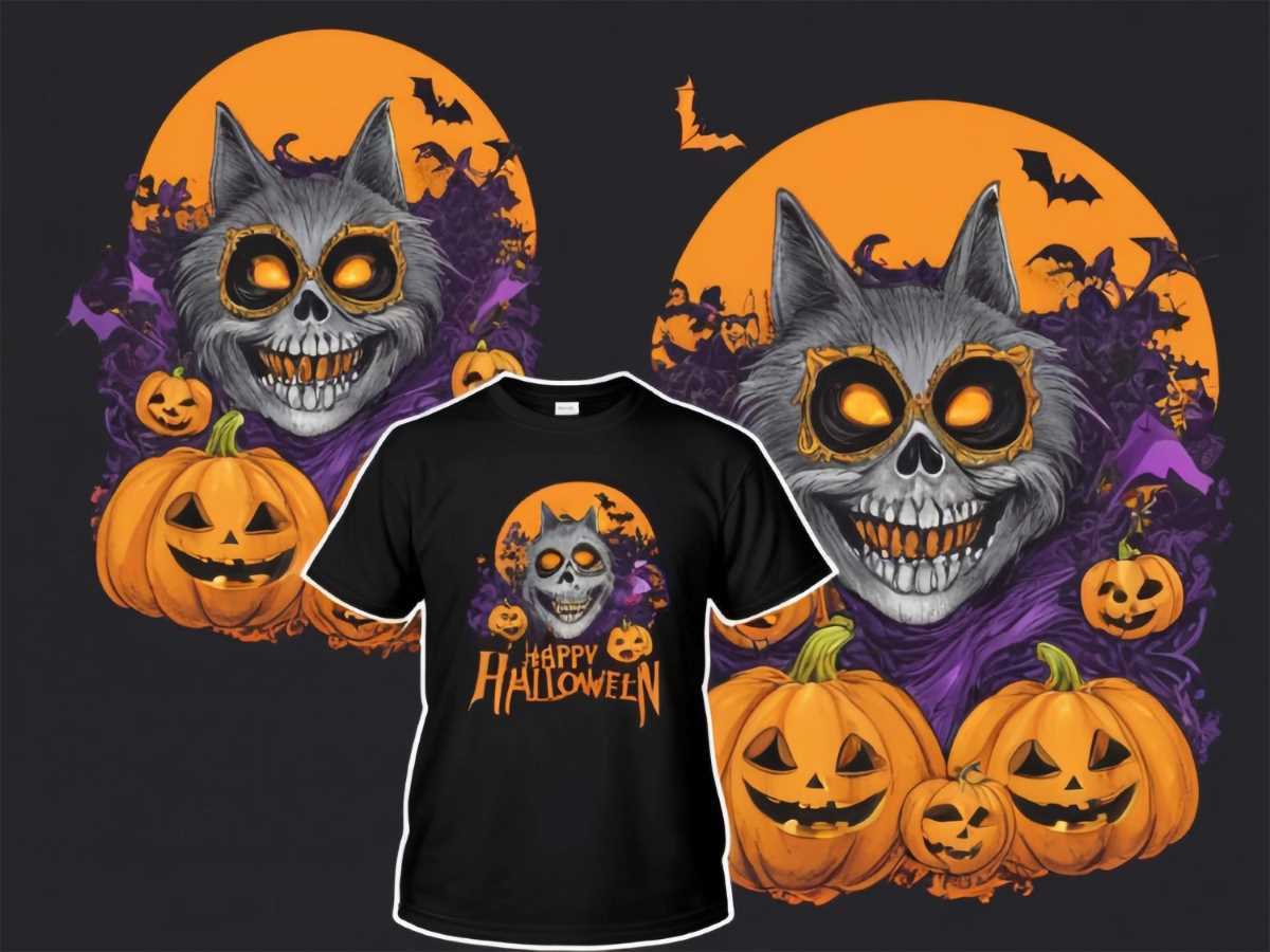 Spooky Halloween with DTF Transfers